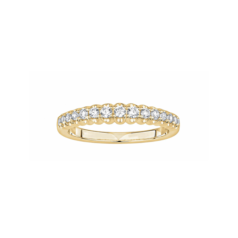 Diamond Engagement 0.33ct Band Ring （14K）