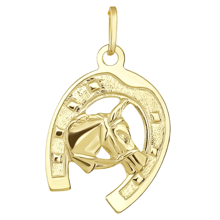 Horseshoe Pendant (14K)