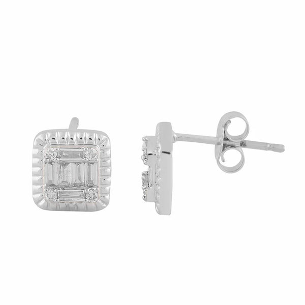 Diamond Stud Earrings (14K)