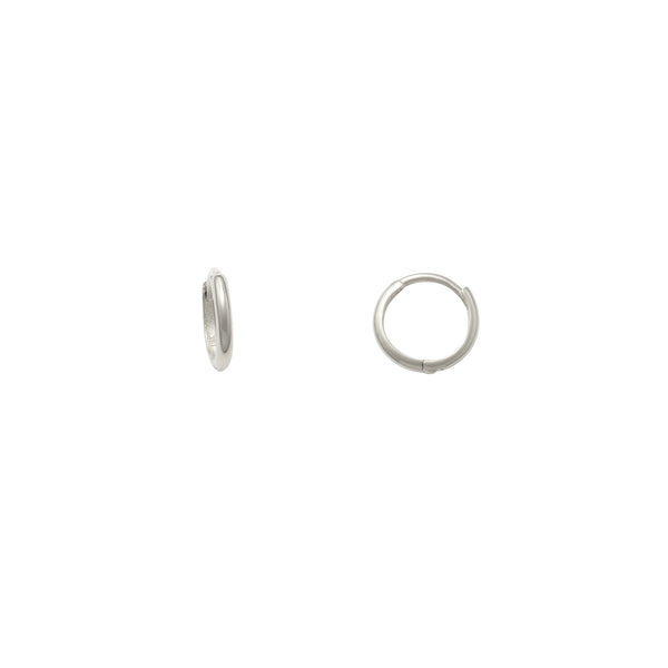 Plain Huggie Earrings (14K)