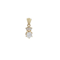 Cubic Zirconia Fancy Pendant （14K）