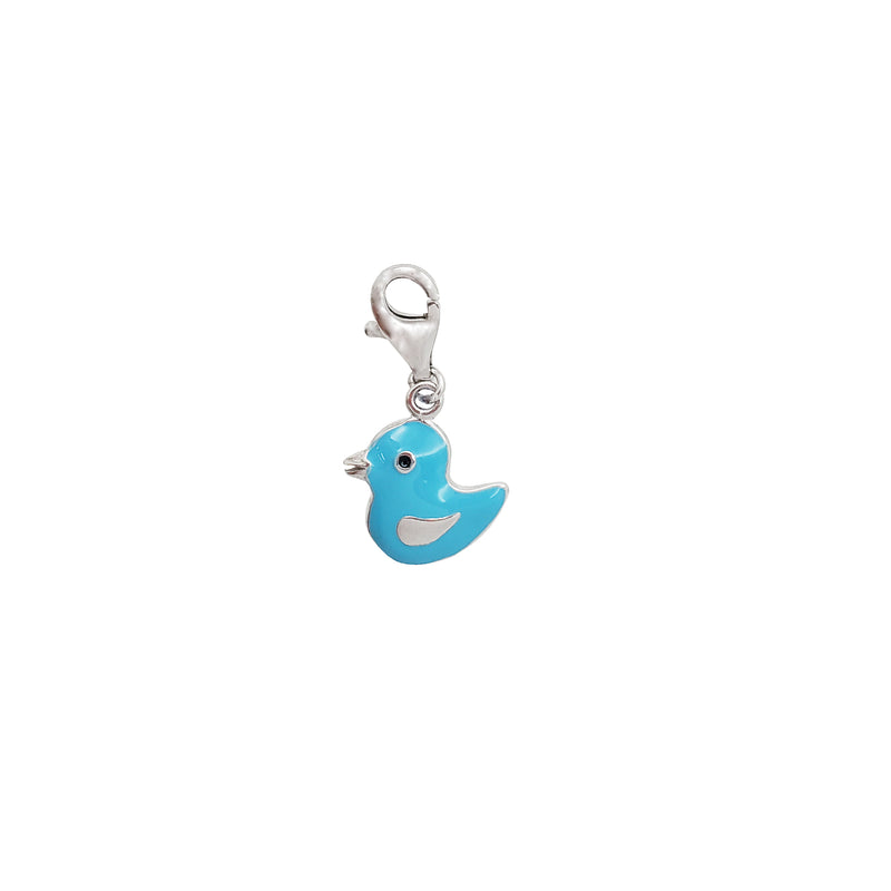 Blue Bird Pendant (Silver)