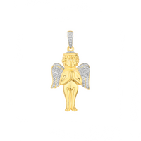 Diamond Angel Pendant (10K)