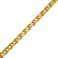 Diamond-Cut Mariner Gucci Link Bracelet (24K)