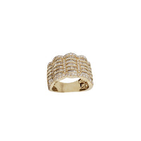 Wavy Diamond Ring （ 14 K ）