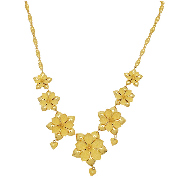 Flower Fancy Necklace (24K)