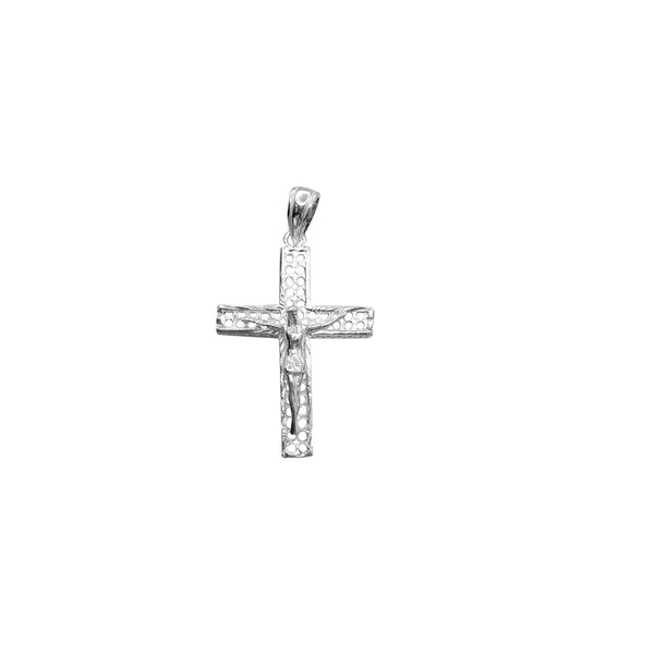 Halo Cross Pendant (Silver)