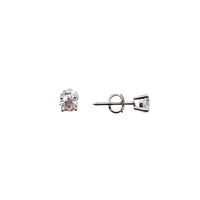 [0.55 cts]Single Diamond Stud Earrings (14K)