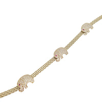 Elephant Bismark Bracelet (14K)