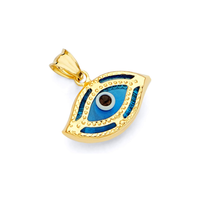 Evil Eye Charm Pendant (14K)