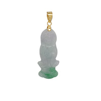 Guan Yin Jade Pendant (14K)