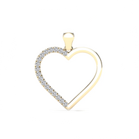 Diamond Heart Pendant (14K)