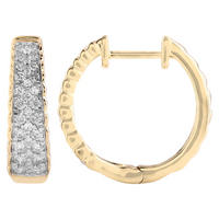 Diamond Huggies Earrings (14K)