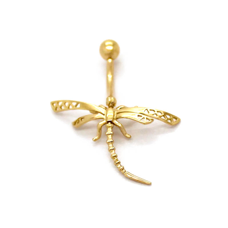 Dragonfly Belly Ring / Piercing (14K)