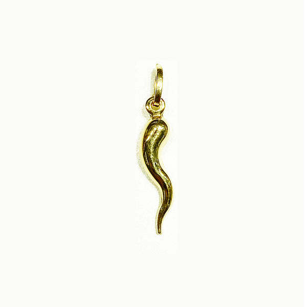 Lightweight Cornicello (Italian Horn) Pendant (14K)