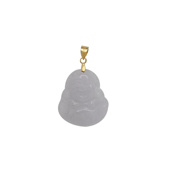 Jade Buddha Pendant (14K)