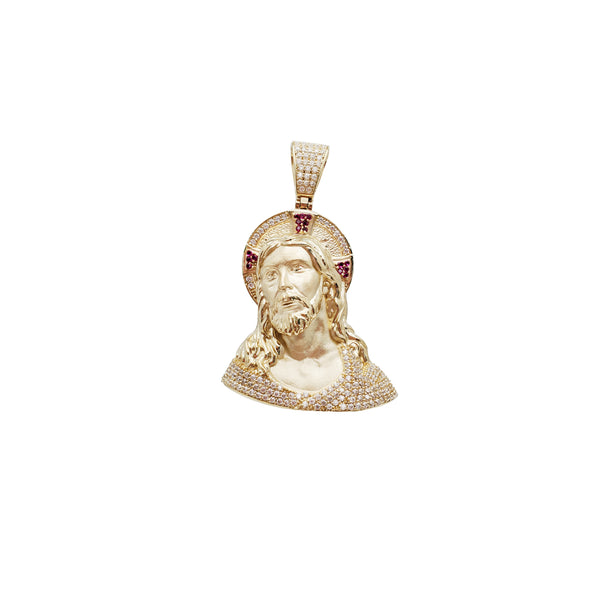 Jesus Head Pendant (14K)