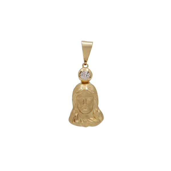 Jesus Head Pendant 14K