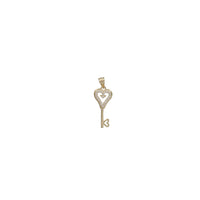 Key CZ Pendant (14K)