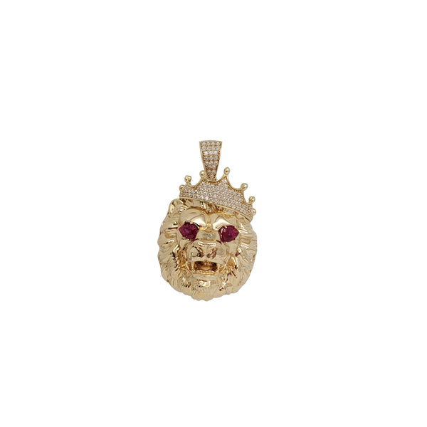 Lion King Head Pendant （14K）