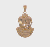 Diver's Helmet Pendant (14K)