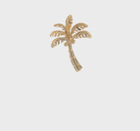 Coconut Tree Slide Pendant (14K)