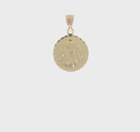 Virgin Mary Round Medal Pendant