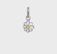 Daisy Flower Pendant (Silver) 360 - Popular Jewelry - New York