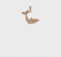 Jumping Dolphin Pendant (14K)