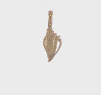 Mini Conch Shell Pendant (14K)