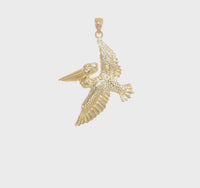 Flying Pelican Pendant (14K)