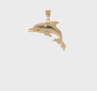 Open Mouth Dolphin Pendant (14K)