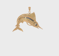 Striped Marlin Pendant (14K)