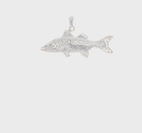 3D Snook Fish Pendant