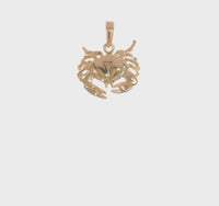 Dungeness Crab Pendant (14K)