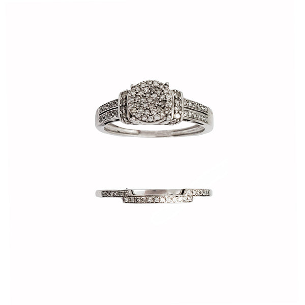 Diamond Tapered Two-Piece Set Ring (14K)