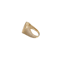 Zirconia Iced-Out Heart Ring (14K)