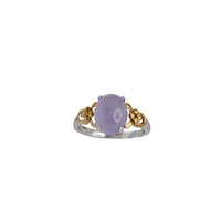 Oval Purple Jade Ring （18K)