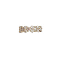 Fancy Flower Set Diamond Ring (14K)