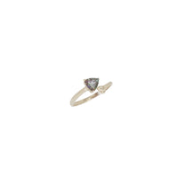 Open Heart Toe Ring (14K)