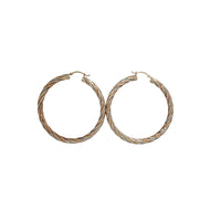 Tricolor Rope Earring (14K)