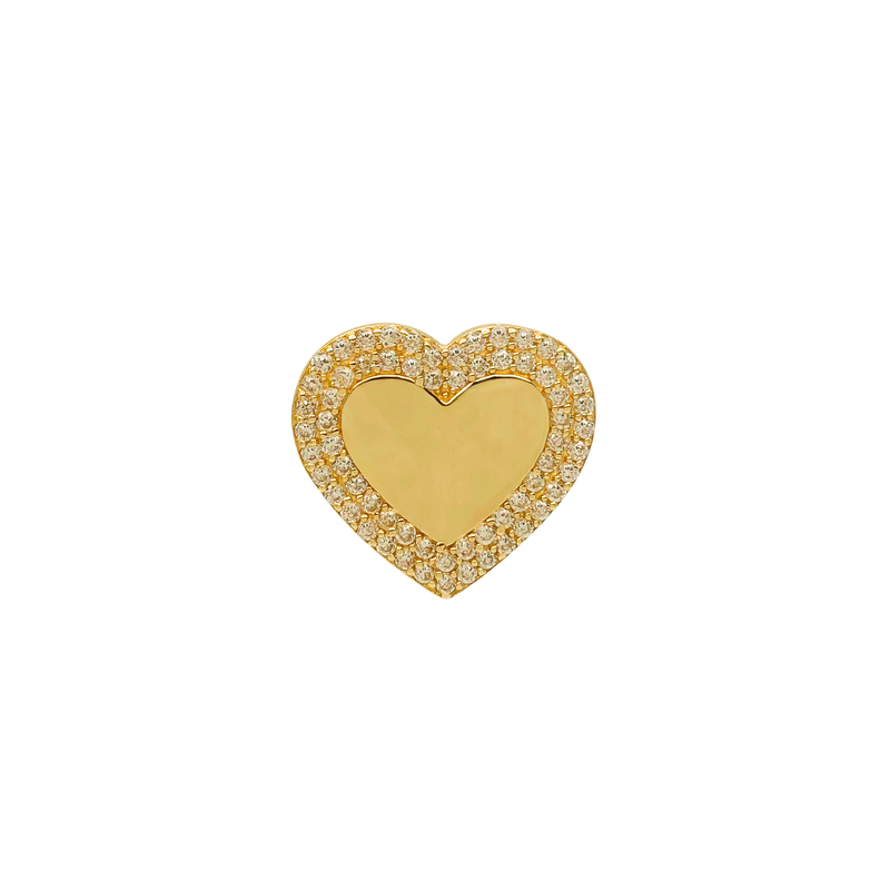 Zirconia Heart Ring (14K)