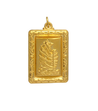 Chinese sailing ship 帆船 pendant (24K)