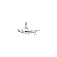 3D Hammerhead Shark Pendant (Silver)