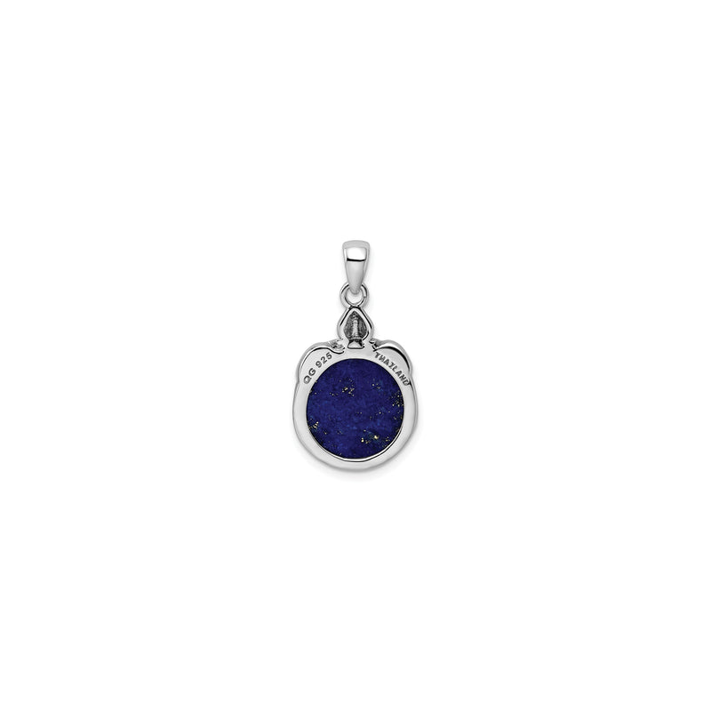 Lapis Lazuli Fruit Pendant (Silver) back - Popular Jewelry - New York