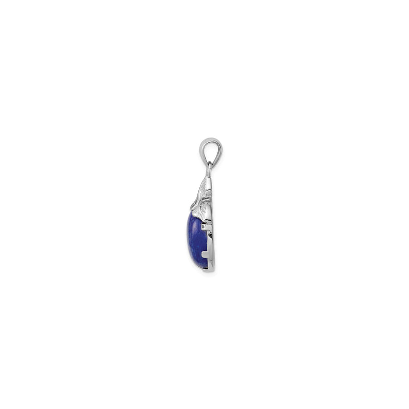 Lapis Lazuli Fruit Pendant (Silver) side - Popular Jewelry - New York