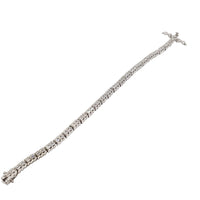 Fancy Cubic Zirconia Bracelet (Silver)