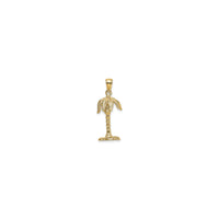 3D Palm Tree Pendant (14K)