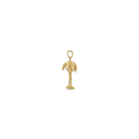 3D Palm Tree Pendant (14K)