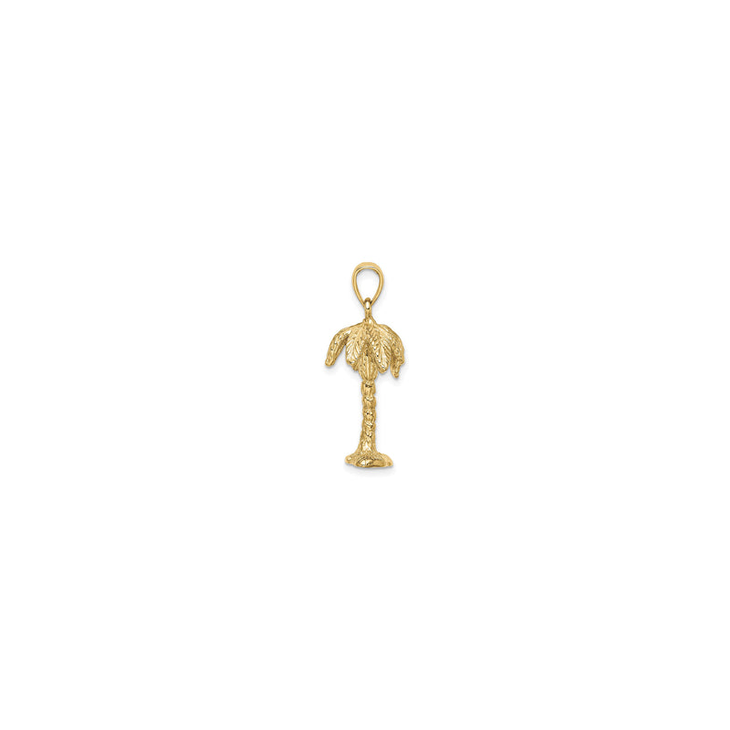 3D Palm Tree Pendant (14K)